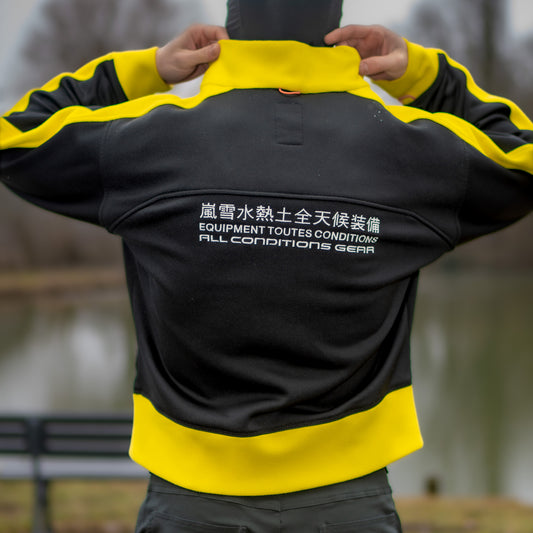 Nike ACG Vintage Fleece Zip Jacket Black/Yellow (M)