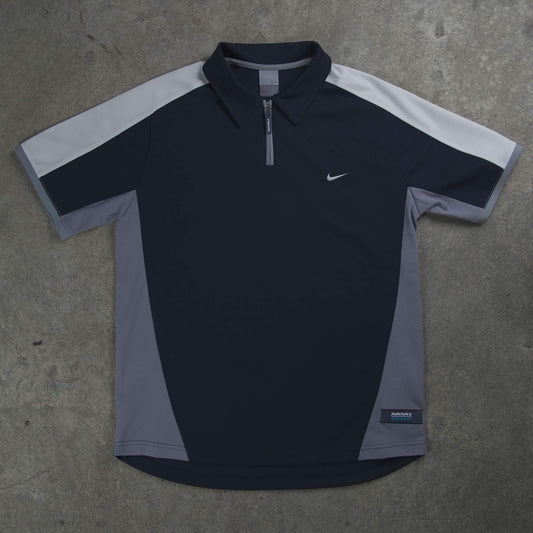 Nike Air Max Series 87 Vintage Polo Shirt Navy (M)