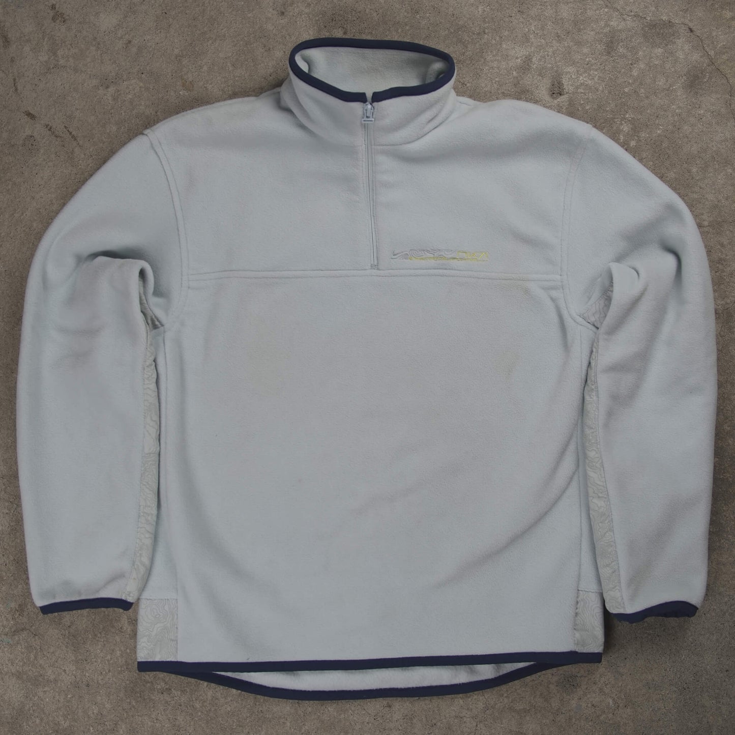 Nike NK71 Vintage 1/4 Zip Fleece Light Blue (Fit S-M)