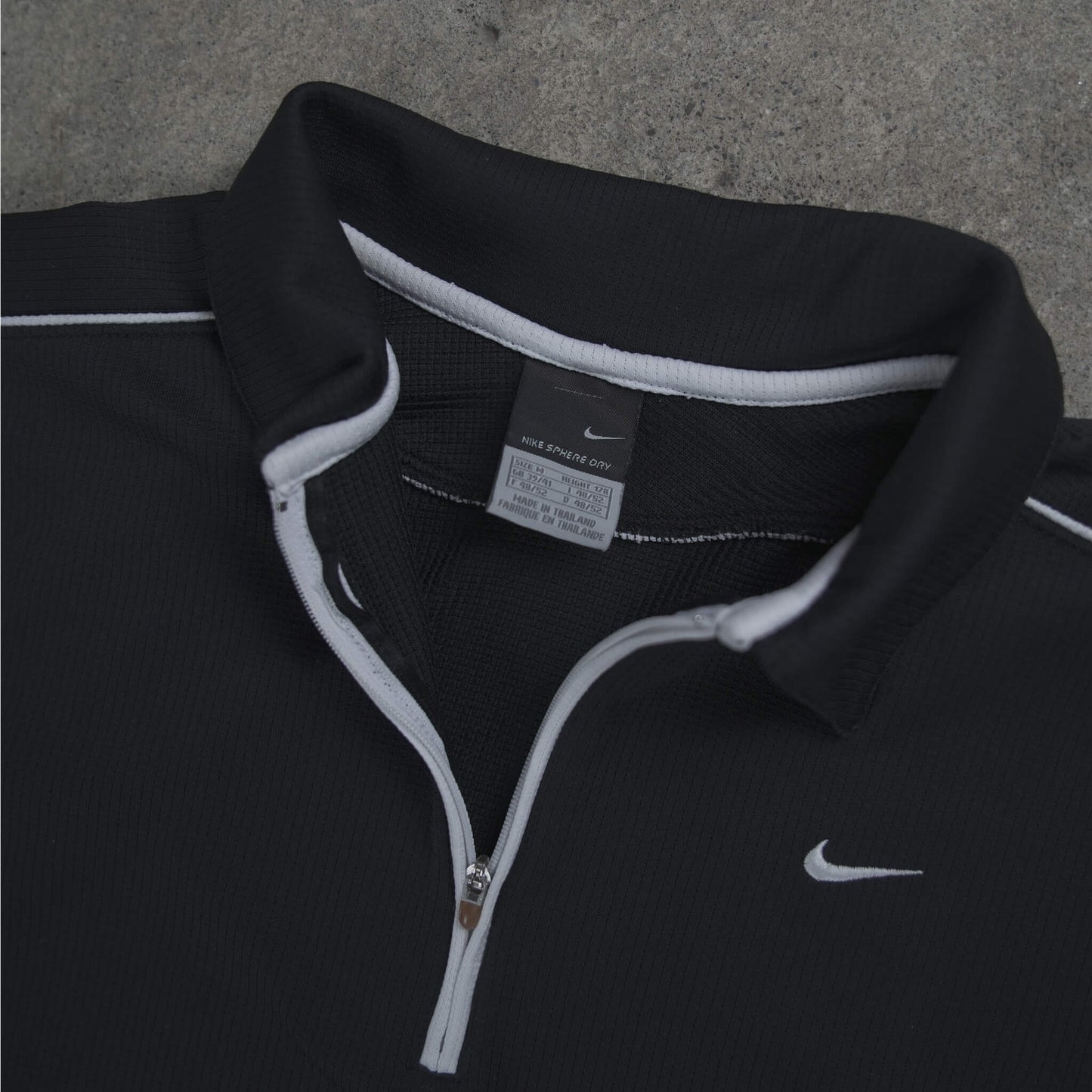 Nike Sphere Dry Vintage Polo Shirt Black (M)