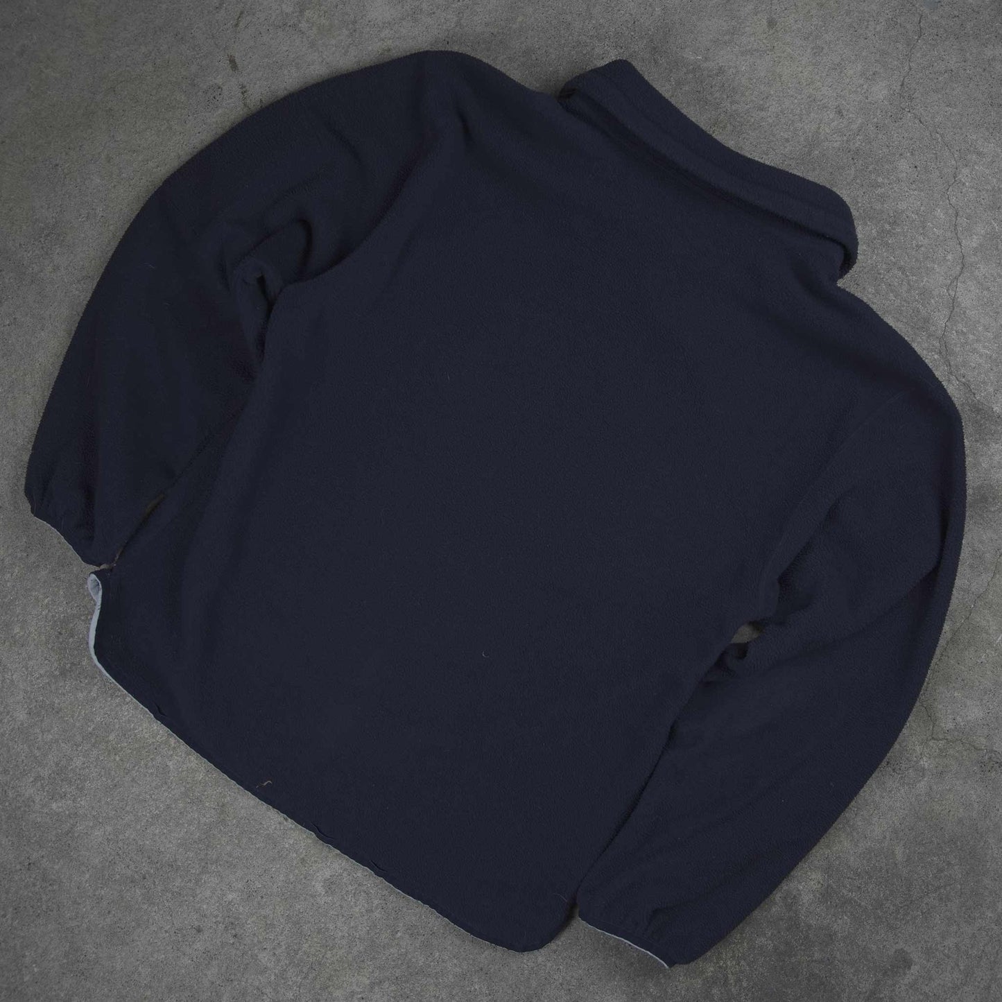 Nike Vintage Spellout 1/4 Zip Fleece Navy (S)