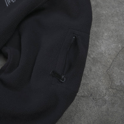 Nike Vintage Spellout 1/4 Zip Fleece Black (S)