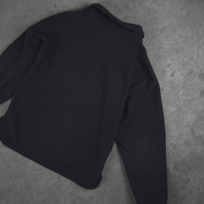 Nike Vintage Spellout 1/4 Zip Fleece Black (M)
