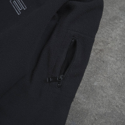 Nike Vintage Spellout 1/4 Zip Fleece Black (M)