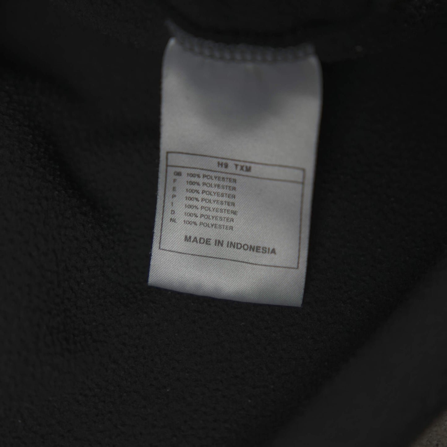 Nike Vintage Spellout 1/4 Zip Fleece Black (S)