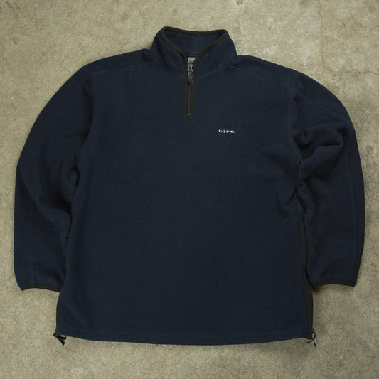 Nike Vintage 1/4 Fleece Zip Blue (M)