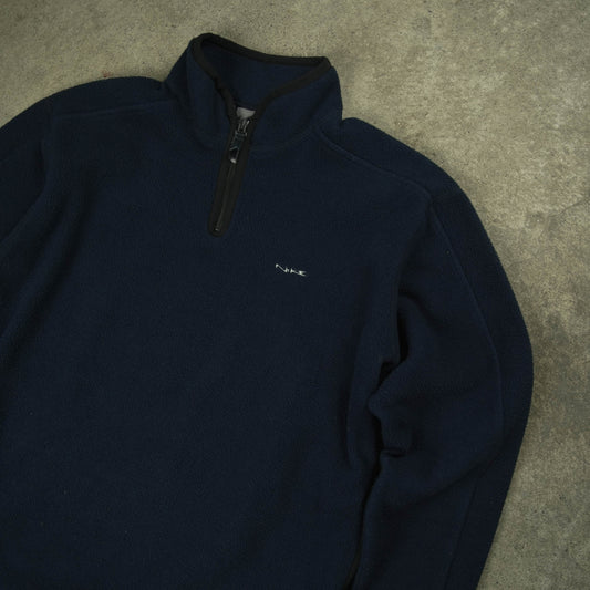 Nike Vintage 1/4 Fleece Zip Blue (S)