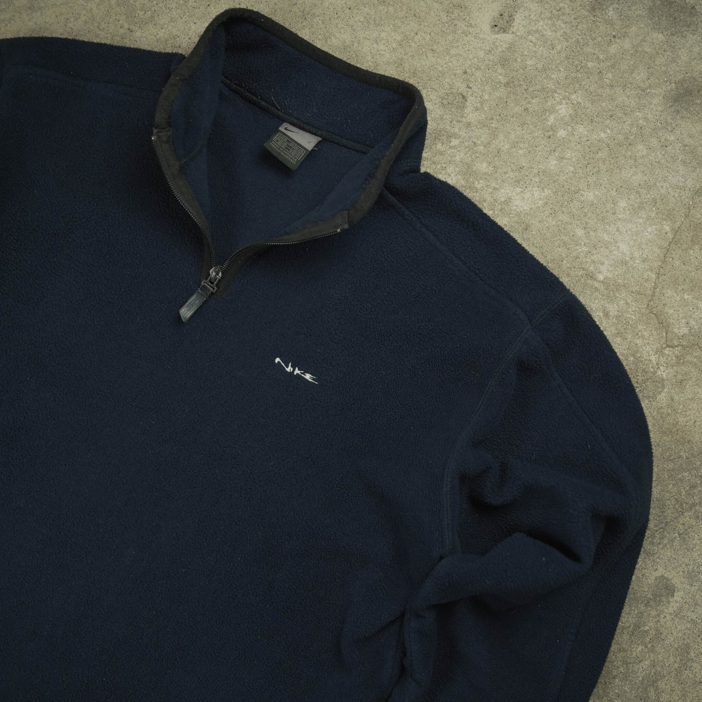 Nike Vintage 1/4 Fleece Zip Blue (M)