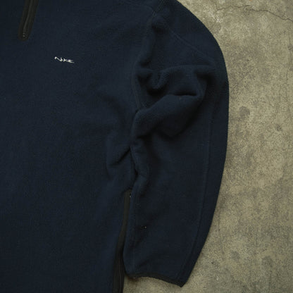 Nike Vintage 1/4 Fleece Zip Blue (M)