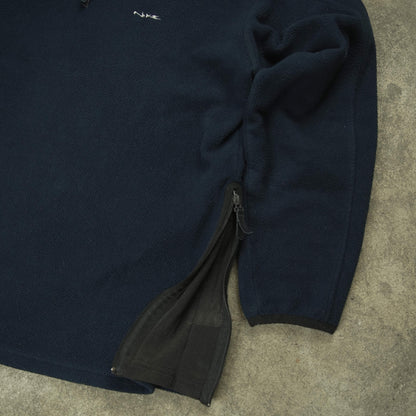 Nike Vintage 1/4 Fleece Zip Blue (M)