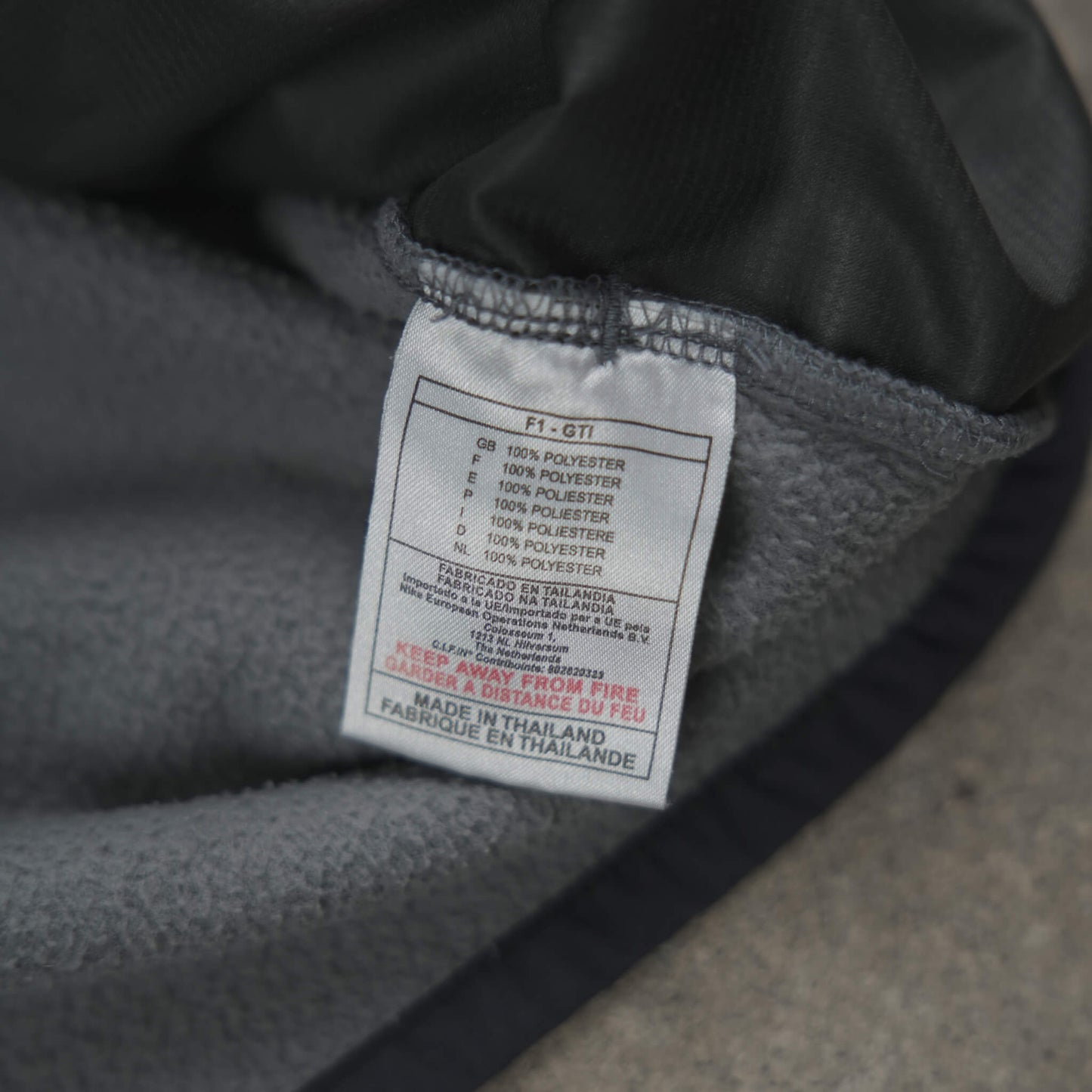 Nike Vintage Fleece Hoodie Black (S)