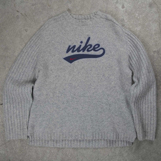 Nike Vintage Premium Wool Sweater Grey (L)
