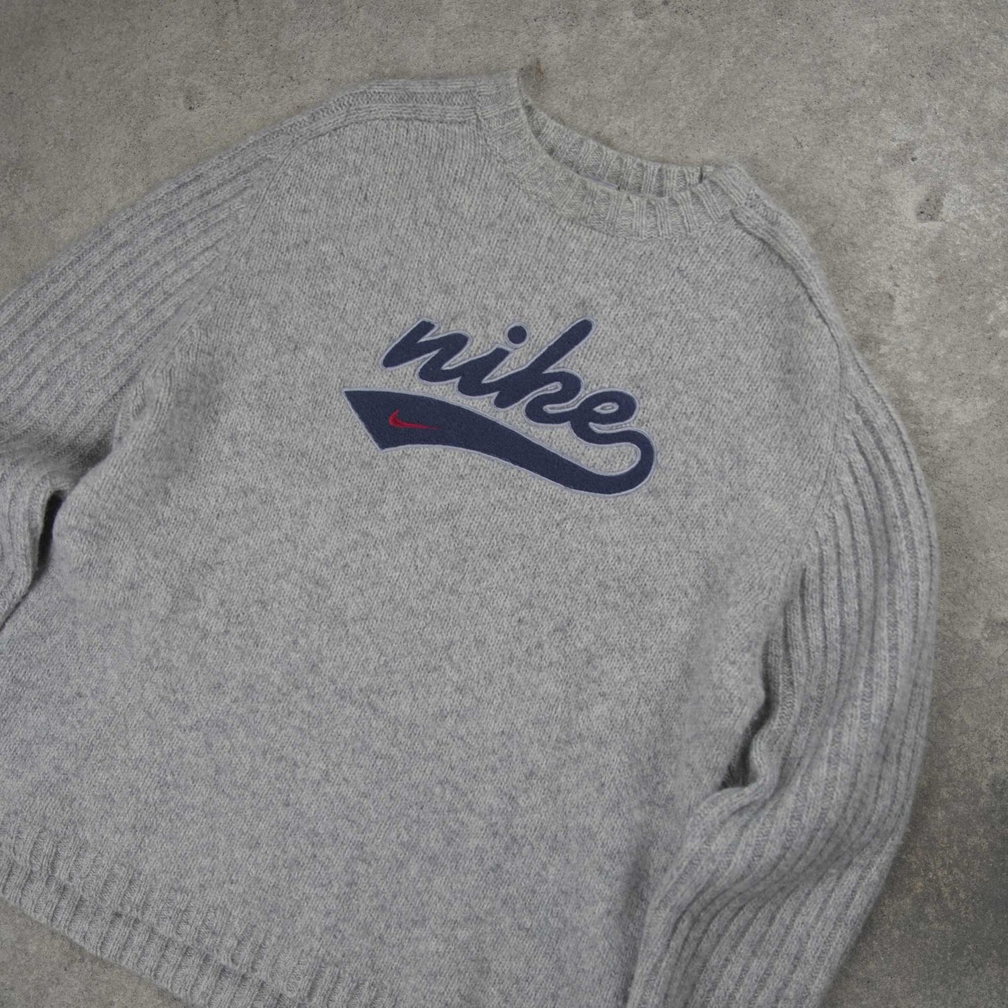 Nike Vintage Premium Wool Sweater Grey (L)