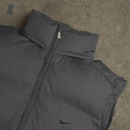 Nike Vintage Puffer Vest Grey (L)