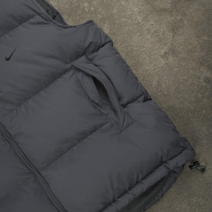 Nike Vintage Puffer Vest Grey (L)