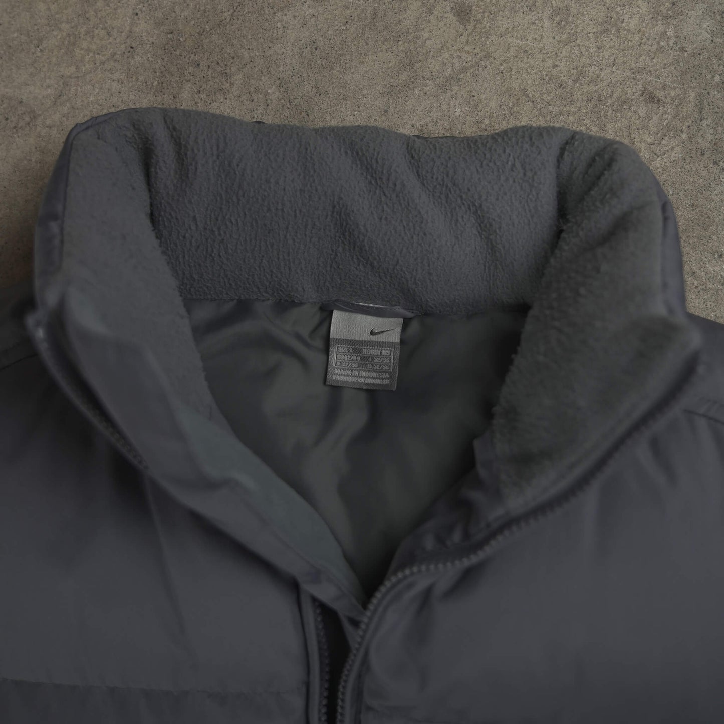 Nike Vintage Puffer Vest Grey (L)