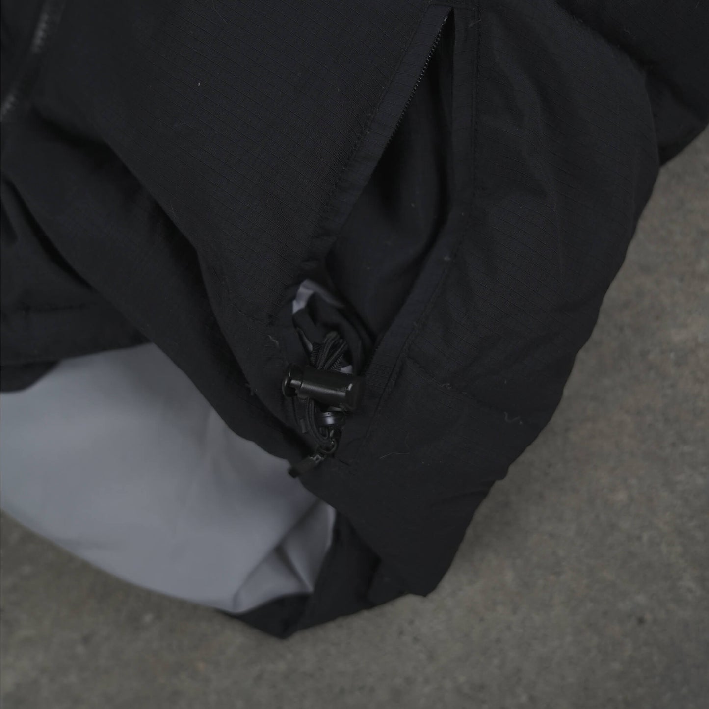 Nike Vintage Backprint Puffer Jacket Black (Fit S)