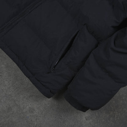 Nike Vintage Backprint Puffer Jacket Black (Fit S)
