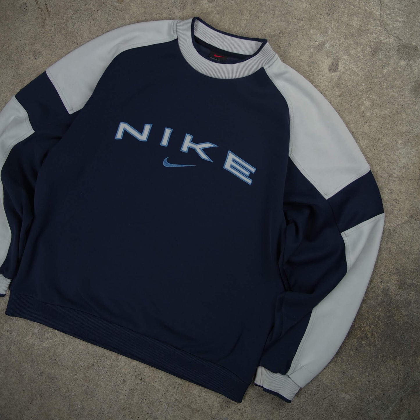 Nike Vintage Spellout Sweater Blue (S)