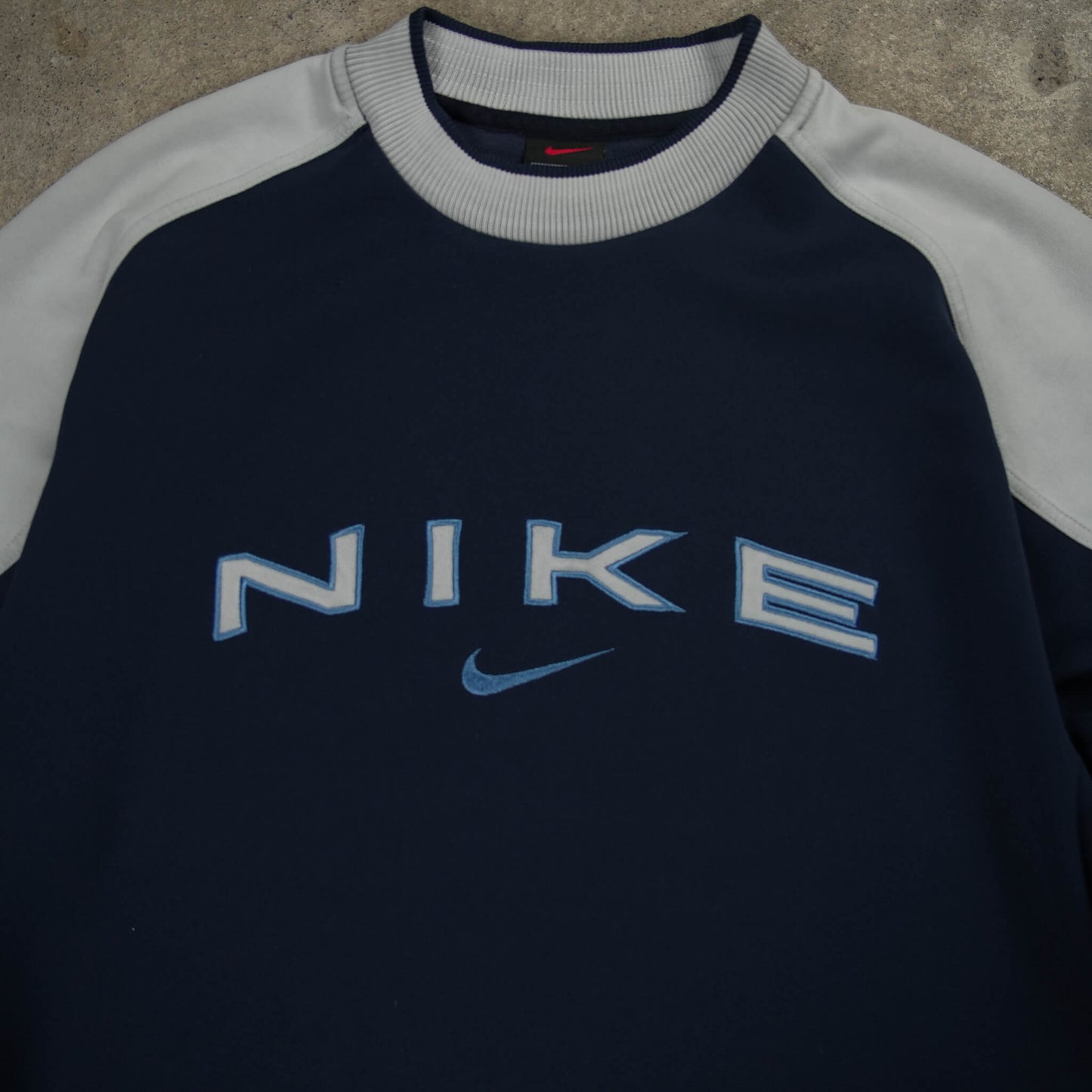 Nike Vintage Spellout Sweater Blue (S)