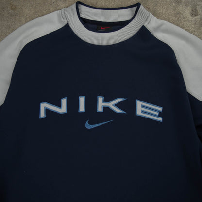 Nike Vintage Spellout Sweater Blue (S)