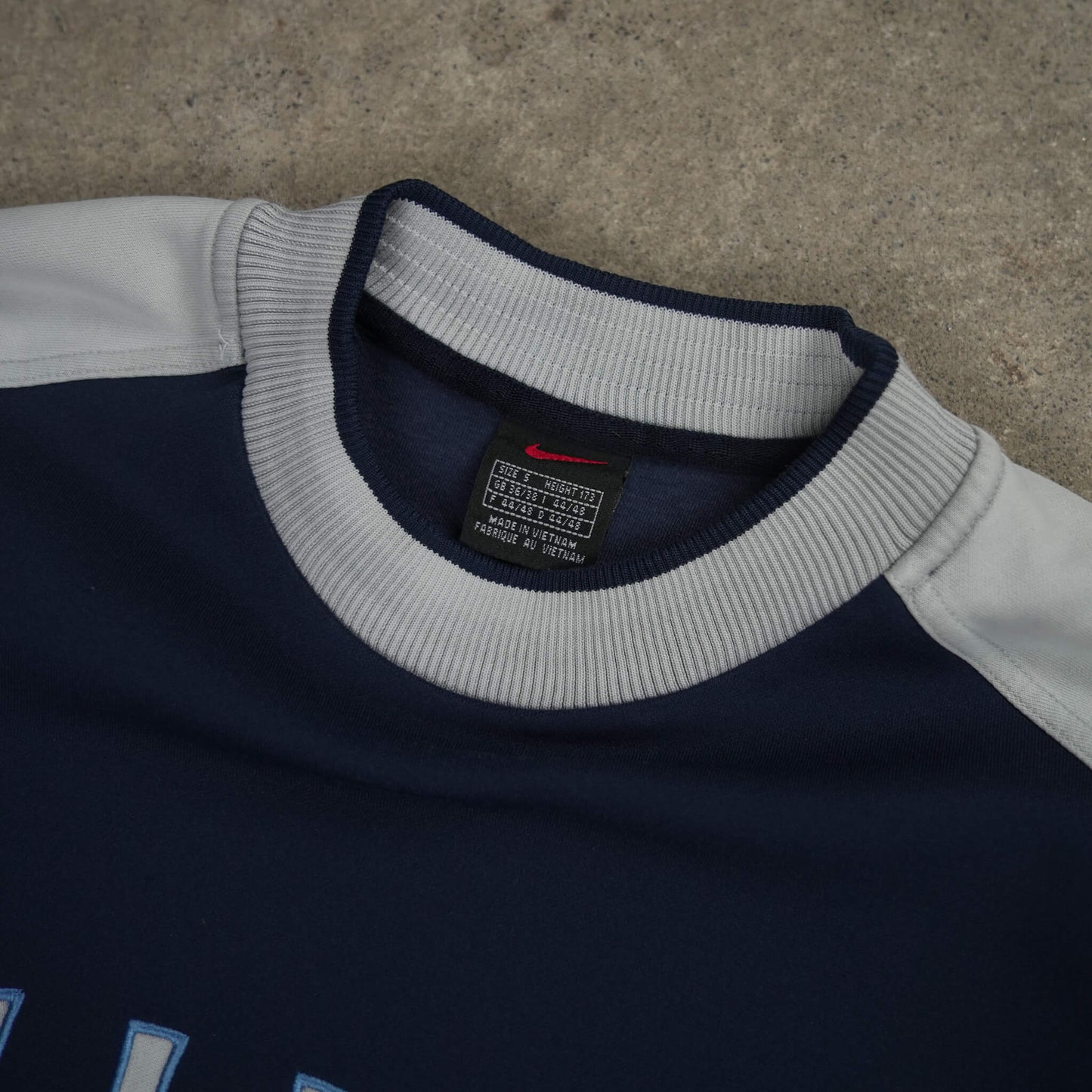 Nike Vintage Spellout Sweater Blue (S)