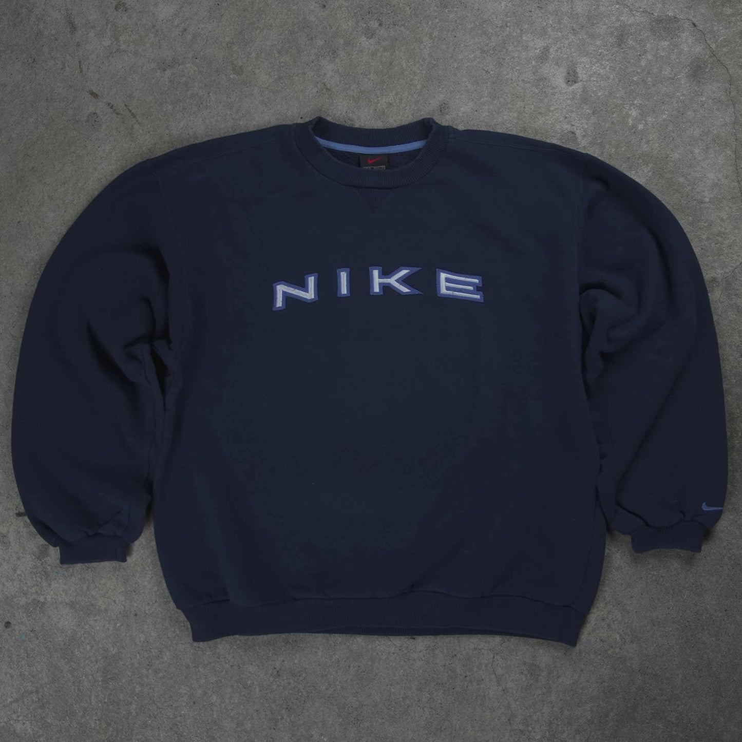 Nike Vintage Spellout Sweater Navy (M)