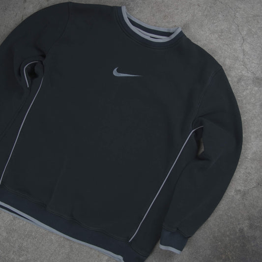 Nike Vintage Center Swoosh Sweater Black (L)