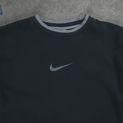 Nike Vintage Center Swoosh Sweater Black (L)