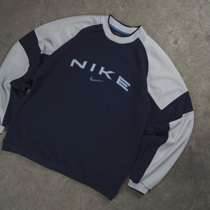 Nike Vintage Spellout Sweater Blue (M)