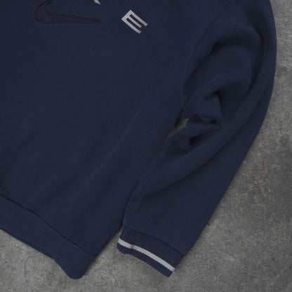 Nike Vintage Spellout Sweater Navy Blue (S)