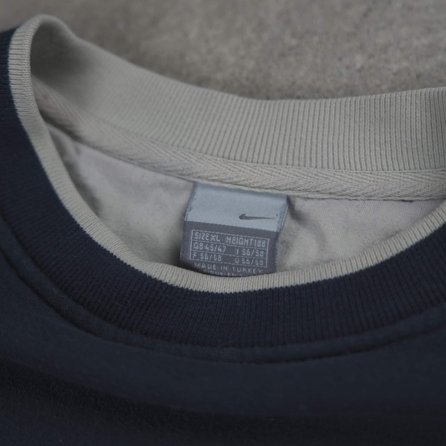 Nike Vintage Center Swoosh Sweater Navy (XL)