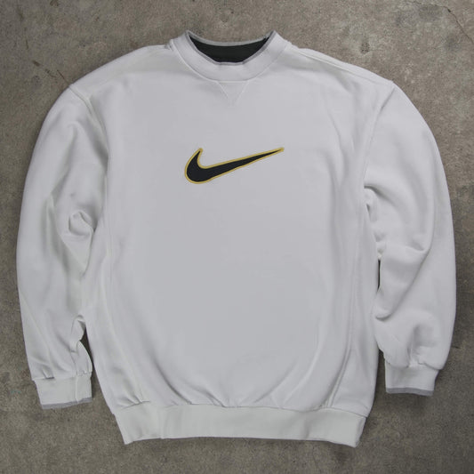 Nike Vintage Center Swoosh Sweater White (M)
