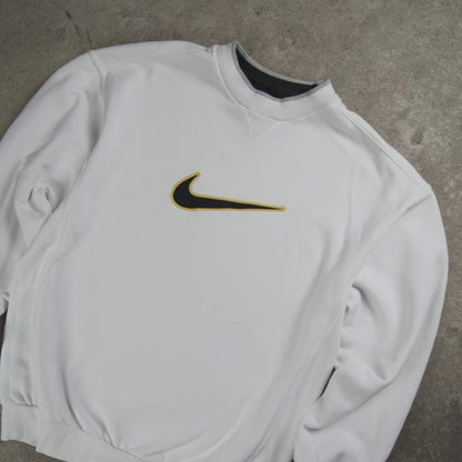 Nike Vintage Center Swoosh Sweater White (M)
